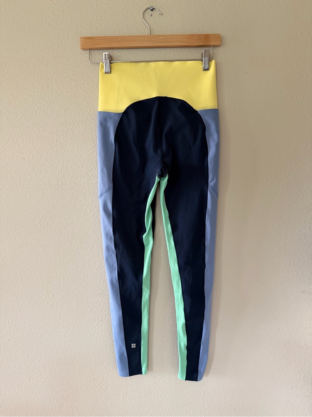 Sweaty Betty Power 7/8 Colorblock Stretch-Jersey Sculpting High Waist Leggings 6 - Picture 9 of 9